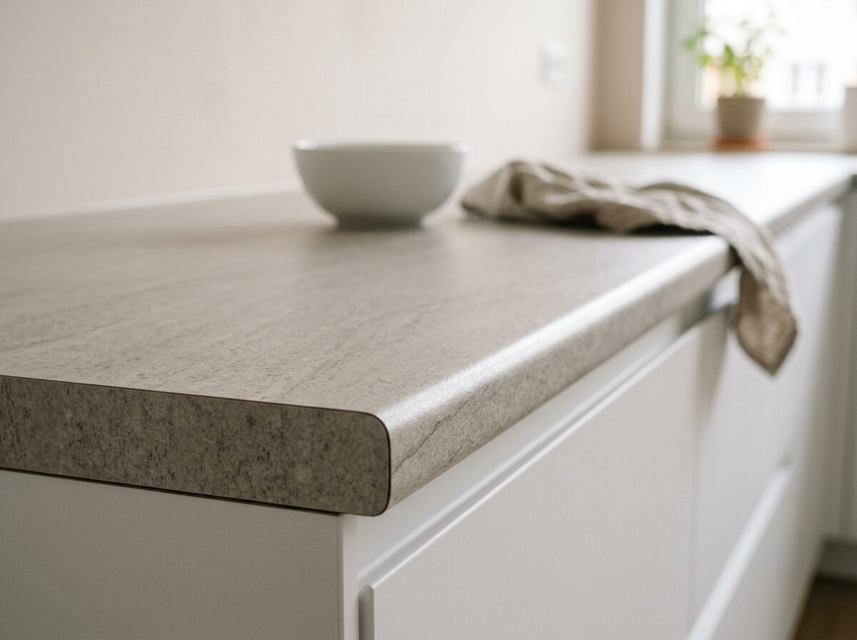 Blat laminowany z zaokrągloną krawędzią, zdjęcie poglądowe